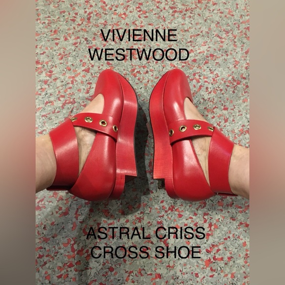 VIVIENNE WESTWOOD- BRAND NEW ASTRAL CRISS CROSS SHOES - Picture 1 of 6